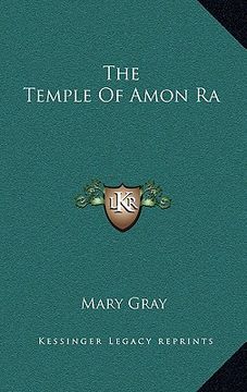 portada the temple of amon ra (en Inglés)