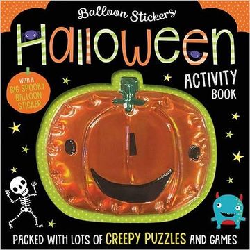 portada Halloween Balloon Sticker Activity Book (in English)