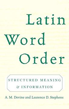 portada Latin Word Order: Structured Meaning and Information (en Inglés)