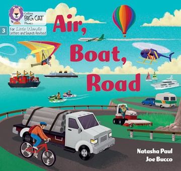 portada Air, Boat, Road: Phase 3 Set 2 Blending Practice (in English)