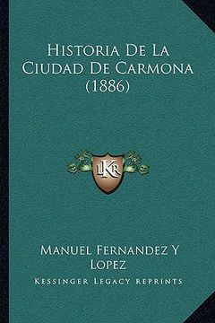 portada Historia de la Ciudad de Carmona (1886)
