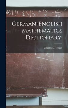 portada German-English Mathematics Dictionary.