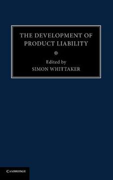 portada The Development of Product Liability (en Inglés)