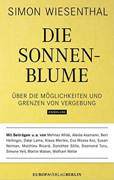 portada Die Sonnenblume: Das Unverzeihliche Verzeihen? (en Alemán)