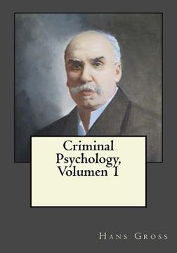 portada Criminal Psychology, Volumen 1 (en Inglés)