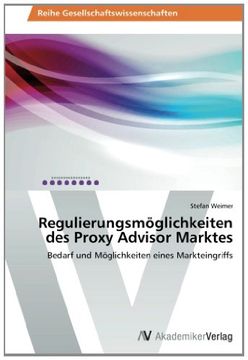portada Regulierungsmoglichkeiten Des Proxy Advisor Marktes