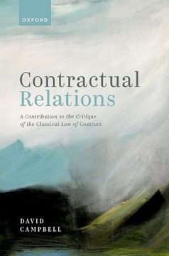 portada Contractual Relations: A Contribution to the Critique of the Classical law of Contract (en Inglés)