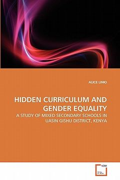 portada hidden curriculum and gender equality (en Inglés)