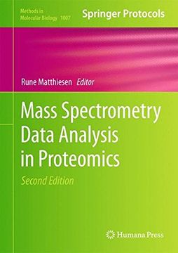 portada mass spectrometry data analysis in proteomics (en Inglés)