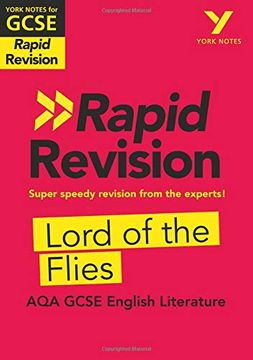 portada York Notes for aqa Gcse (9-1) Rapid Revision: Lord of the Flies (en Inglés)