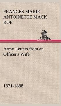 portada army letters from an officer's wife, 1871-1888 (en Inglés)