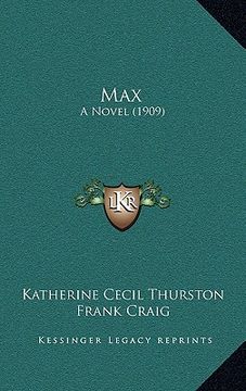 portada max: a novel (1909) (en Inglés)