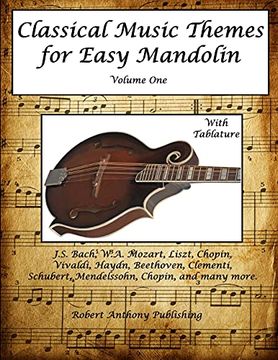 portada Classical Music Themes for Easy Mandolin Volume one (en Inglés)
