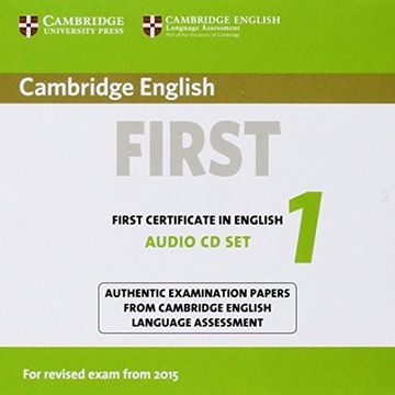 portada Cambridge English First 1 for Revised Exam From 2015 Audio cds (2): Authentic Examination Papers From Cambridge English Language Assessment (Fce Practice Tests) (Audiolibro)