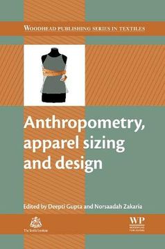 portada Anthropometry, Apparel Sizing and Design (Woodhead Publishing Series in Textiles) (en Inglés)