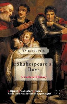 portada Shakespeare's Boys: A Cultural History (en Inglés)