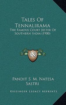 portada tales of tennalirama: the famous court jester of southern india (1900) (in English)