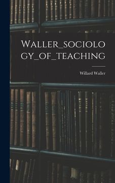 portada Waller_sociology_of_teaching