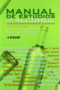 portada Manual de Estudios Sobre el Alcohol (Ensayo) (in Spanish)