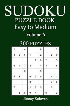 portada 300 Easy to Medium Sudoku Puzzle Book (en Inglés)