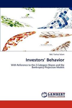 portada investors' behavior (en Inglés)