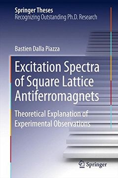 portada Excitation Spectra of Square Lattice Antiferromagnets: Theoretical Explanation of Experimental Observations (Springer Theses)