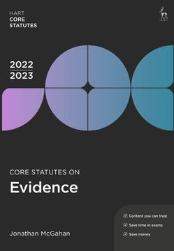 portada Core Statutes on Evidence 2022-23