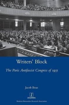 portada Writers' Block: The Paris Antifascist Congress of 1935
