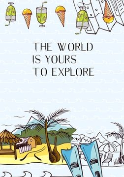 portada The World Is Yours To Explore (en Inglés)