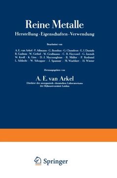 portada Reine Metalle: Herstellung · Eigenschaften · Verwendung (German Edition)