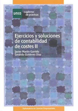 portada Ejercicios y Soluciones de Contabilidad de Costes ii (in Spanish)