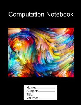 portada Computation Book. 8.5"x11" Fractal Design 100 Pages Graph Paper (en Inglés)