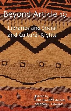 portada beyond article 19: libraries and social and cultural rights (en Inglés)