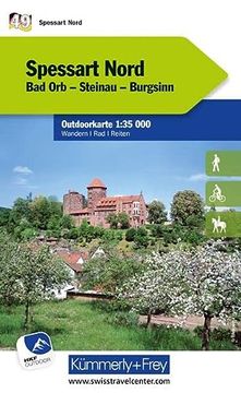 portada Spessart Nord nr. 49 Outdoorkarte Deutschland 1: 35 000 bad Orb, Steinau, Burgsinn, Water Resistant, Free Download mit hkf Outdoor app