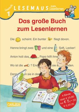 portada Das große Buch zum Lesenlernen: LESEMAUS zum Lesenlernen Stufe 1 (in German)