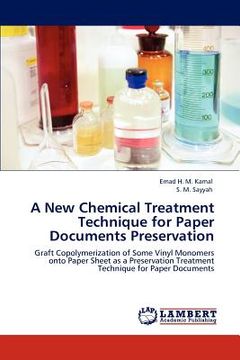 portada a new chemical treatment technique for paper documents preservation (en Inglés)