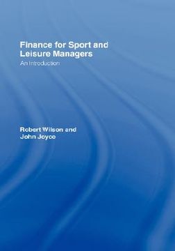 portada finance for sport and leisure managers: an introduction (in English)