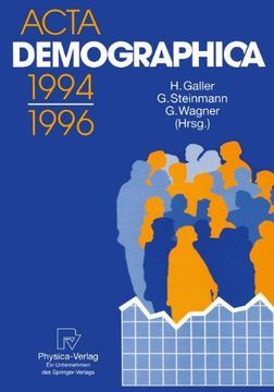 portada Acta Demographica 1994-1996