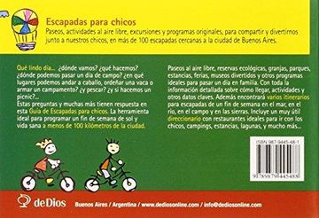portada Escapadas para chicos/ Trips for Kids (Buenos Aires & Co.) (Spanish Edition)