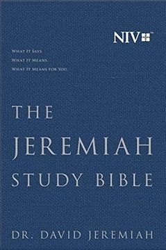 portada Holy Bible: The Jeremiah Study Bible, New International Version, Navy; What It Says - What It Means - What It Means For You (in English)