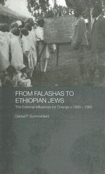 portada from falashas to ethiopian jews: the external influences for change c. 1860-1960 (en Inglés)