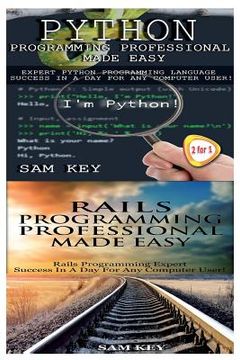 portada Python Programming Professional Made Easy & Rails Programming Professional Made Easy (en Inglés)
