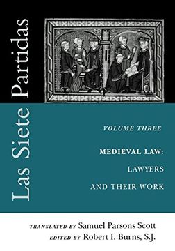 portada Las Siete Partidas, Vol. 3 (Middle Ages Series) (in English)