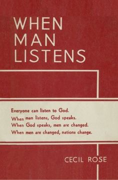 portada When Man Listens: Original Version (Twice Born Books)