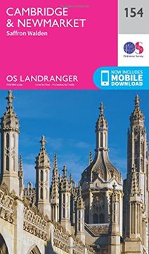 portada Cambridge, Newmarket & Saffron Walden (OS Landranger Map)