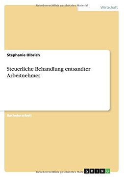 portada Steuerliche Behandlung entsandter Arbeitnehmer (German Edition)