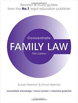 portada Family law Concentrate: Law Revision and Study Guide 