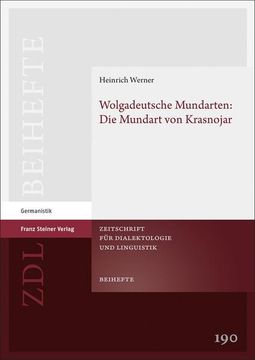 portada Wolgadeutsche Mundarten: Die Mundart Von Krasnojar (en Alemán)