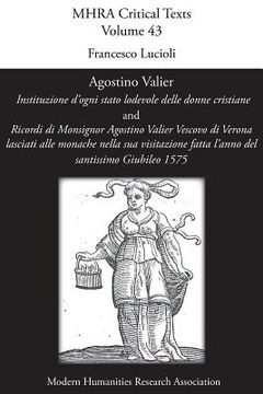 portada Agostino Valier, 'Instituzione d'ogni stato lodevole delle donne cristiane' (in English)