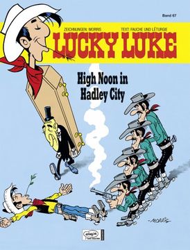 portada Lucky Luke 67 High Noon in Hadley City (en Alemán)